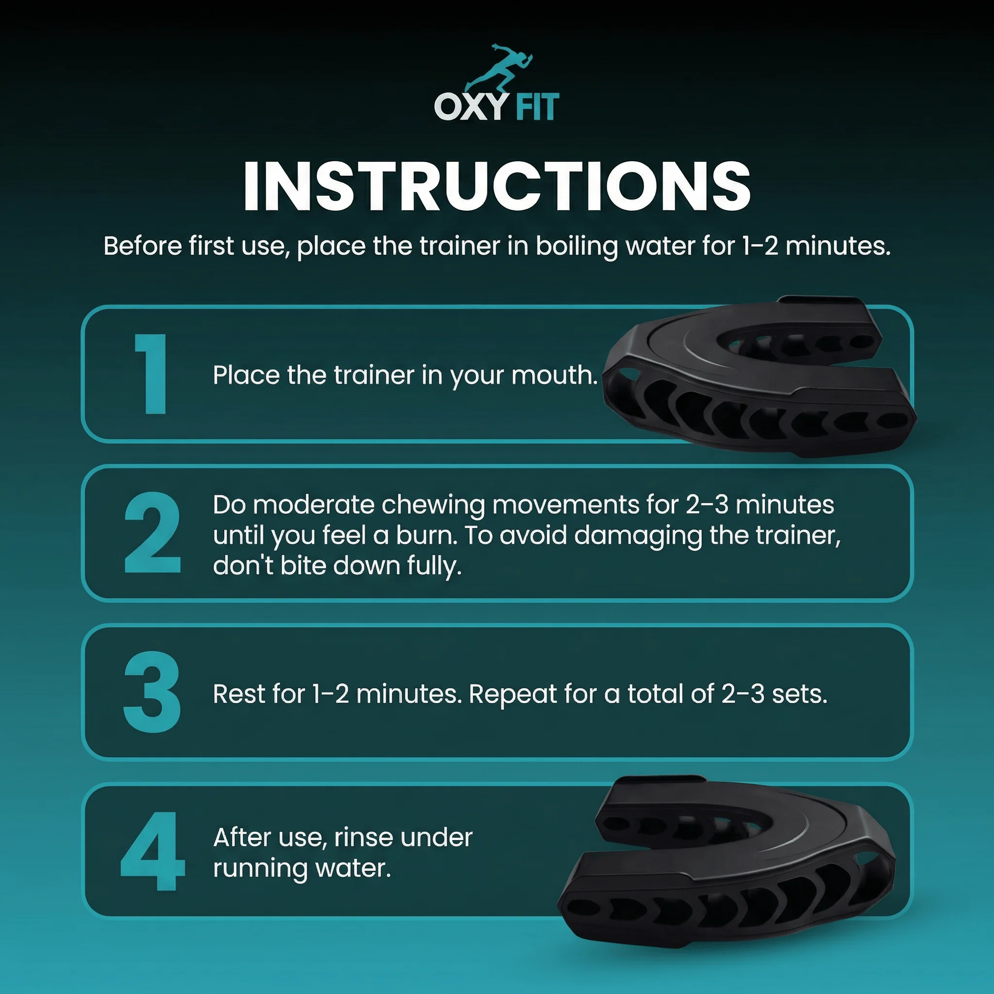 OXYFIT™ Jaw Toner Facial Trainer AIR 2.0 - Image 8